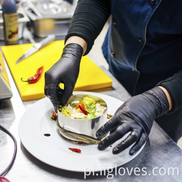 Lateksowe rękawice proszkowe Guantes desechables de Nitrilo xs Uso Medico Djeremabalne rękawiczki nitrysylne Lateksowe